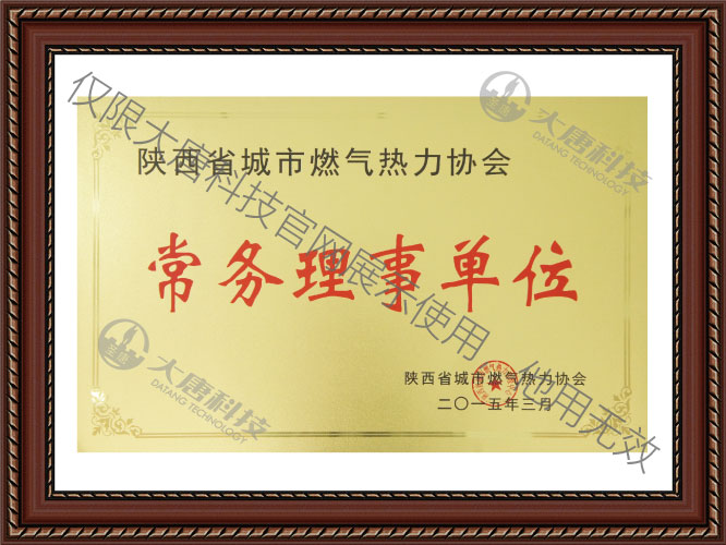 陝西省城(cheng)市燃氣熱力協(xie)會常務理事單(dan)位